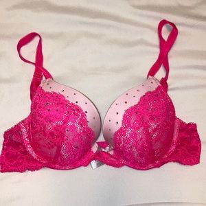 Women’s Victoria’s Secret limited edition rhinestone Dream Angels push up bra